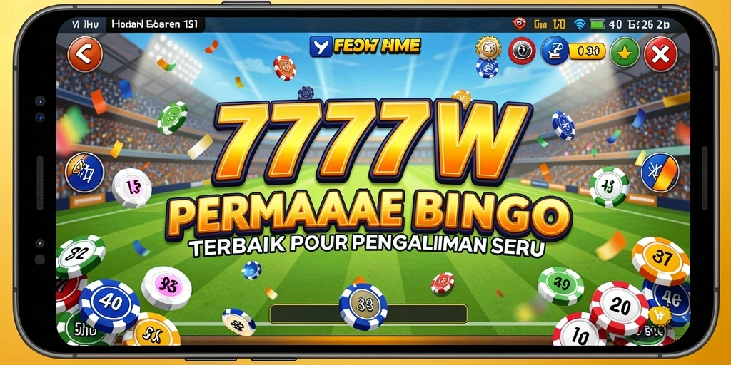 Screenshot gameplay 7777W menampilkan momen seru permainan Bingo.