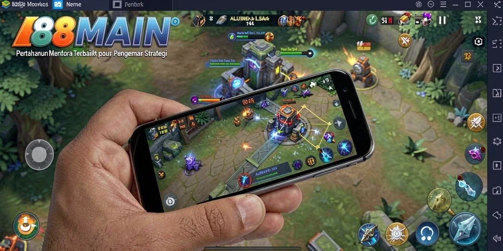 Gameplay seru Tower Defense di 88MAIN dengan grafis menawan.