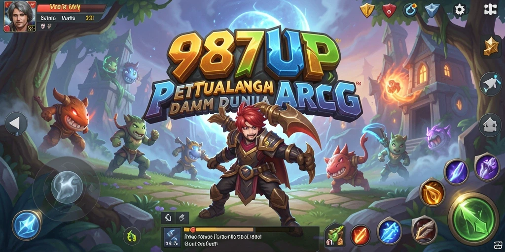Tampilan aksi mendebarkan dalam gameplay 987UP.