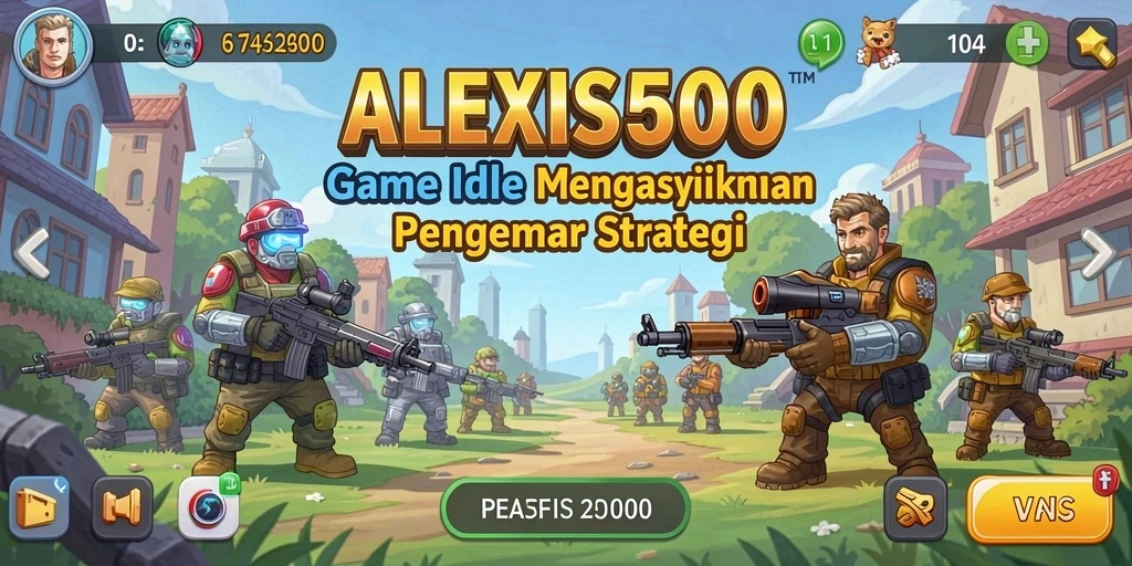 Tampilan gameplay ALEXIS500 yang seru dan menarik.
