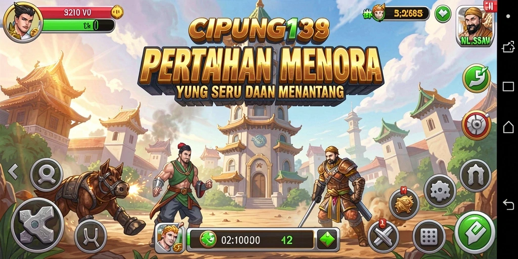 Tampilan gameplay seru dan menegangkan di CIPUNG138.