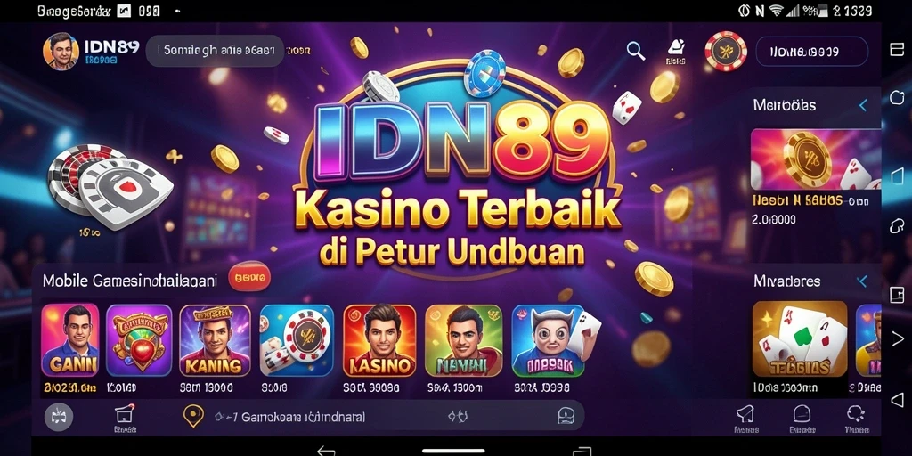 Screenshot IDN89 menampilkan gameplay kasino yang seru dan interaktif.