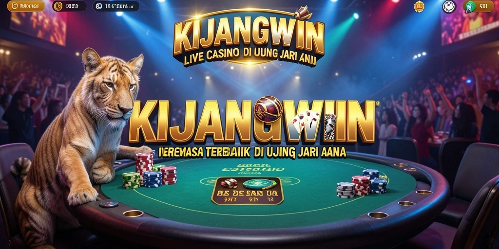 Gambar tampilan gameplay KIJANGWIN dengan dealer live yang ramah.