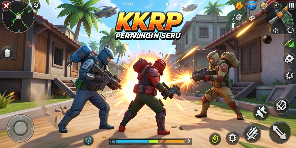 Tampilan aksi seru dalam permainan TPS KKRP.