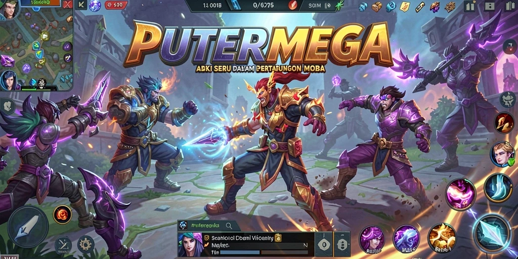 Tampak seru saat pertarungan tim di PUTERMEGA.