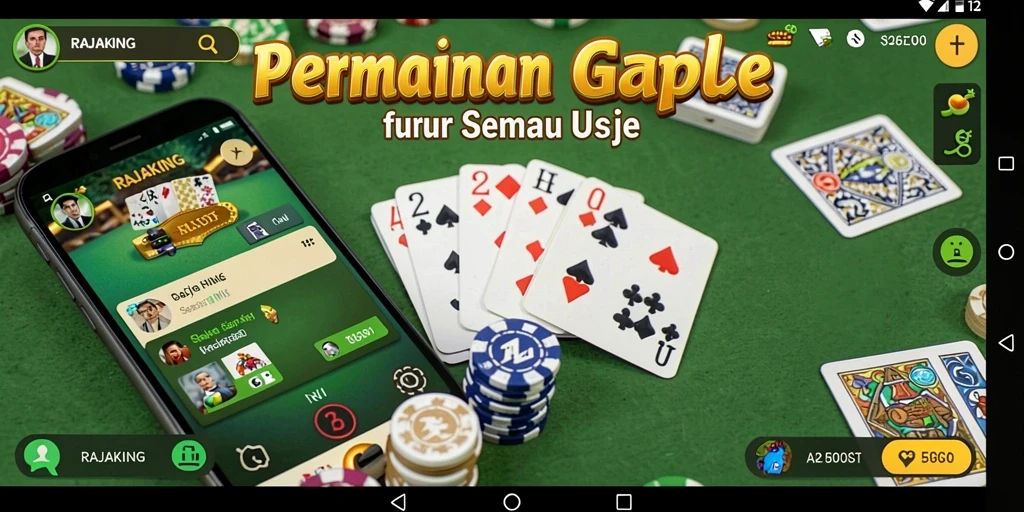 Tampilan fitur gameplay yang seru dan mengasyikkan di RAJAKING.