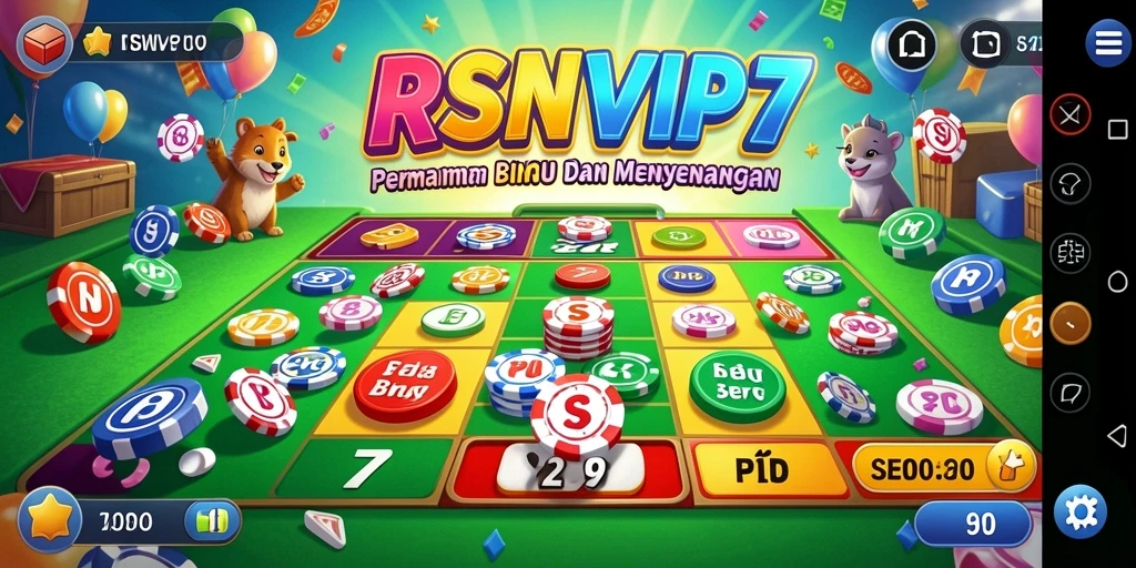 Tampilan gameplay RSNVIP7 yang seru saat bermain Bingo.