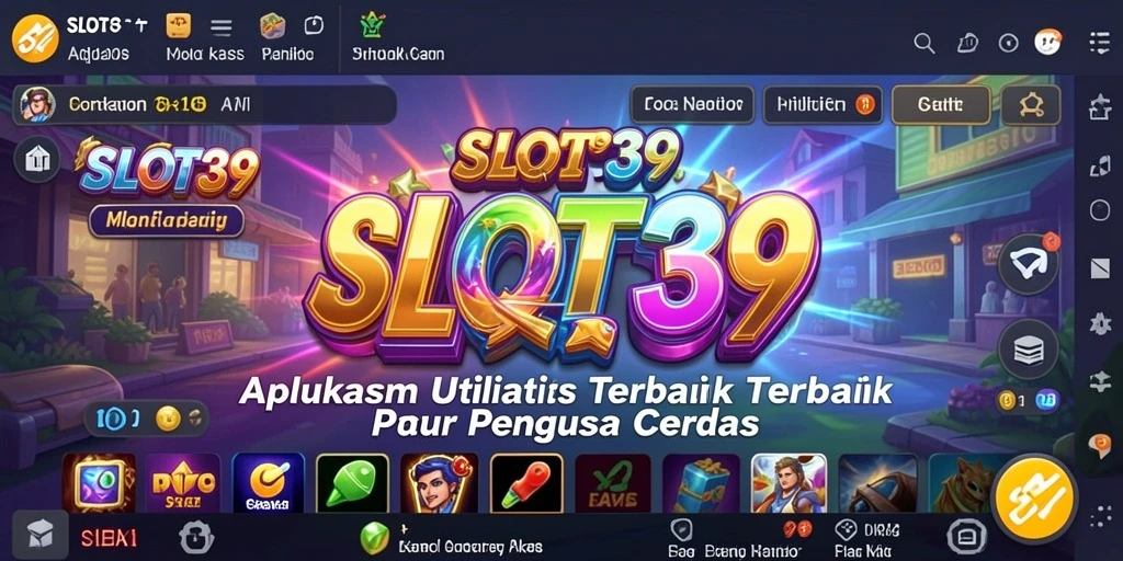 Tampilan screenshot utama SLOT39 menunjukkan antarmuka pengguna yang intuitif dan bersih.