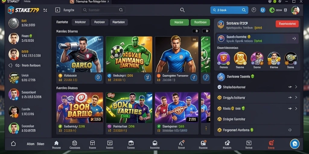 Tampilan menarik dari gameplay Sportsbook di STAKE779