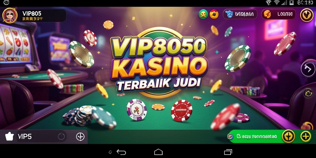 Screenshot VIP805 menampilkan gameplay Kasino yang mendebarkan.